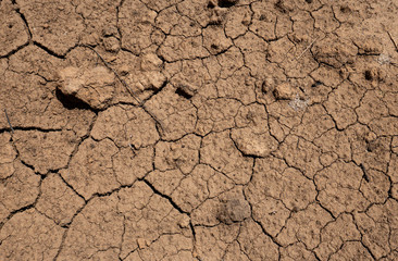 earth cracked by drought