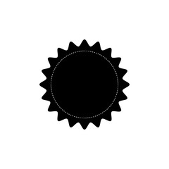 Starburst, sunburst badge flat vector icon.Badge icon.