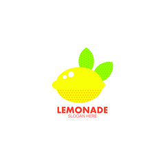 lemonade logo concept. symbol and icon of lemon fruit