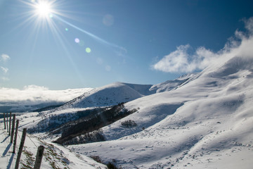Vue depuis la route du col de la Croix Morand