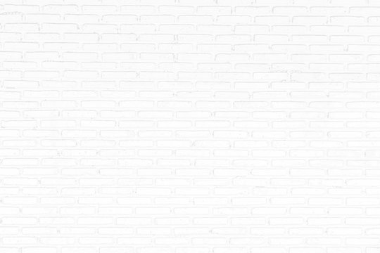 Old white brick wall texture background. © banphote
