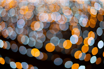  bokeh of light on black background