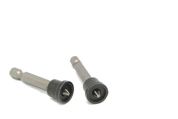 old cannon isolated on white background