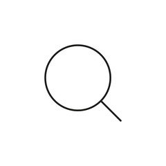 Magnifying glass icon. Search concept. Vector illustration.