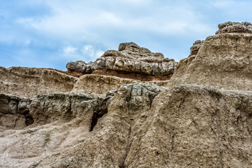 paysage du dakota du sud, badlands