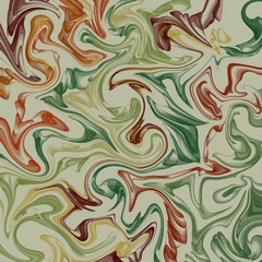 abstract image of mixed colorful paints , Acrylic texture with marble pattern for background