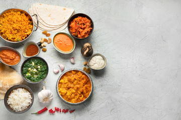 Traditional indian cuisine