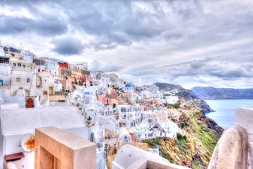 サントリーニ島の風景