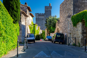Avignon. Old narrow street in the historic center of the city.