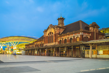 Fototapeta premium Former Taichung Station at taichung, taiwan