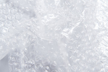 Textured background packaging material, bubble film