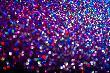 Creative bokeh. Abstract colorful background.