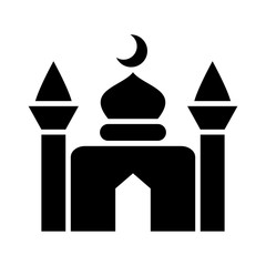 Mosque icon vector template illustration design