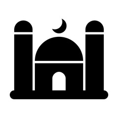 Mosque icon vector