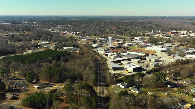 Smithfield North Carolina USA 4k aerials