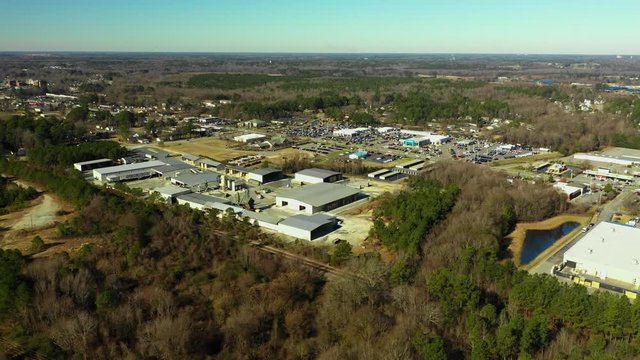 Smithfield North Carolina USA 4k aerials