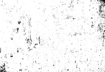 Abstract vector noise. Small particles of debris and dust. Distressed uneven background. Grunge texture overlay with fine grains isolated on white background. Vector illustration. EPS10.