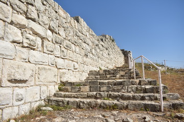 Byzantine Wall at Mt. Gerizim National Park