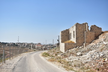 Entering Mt. Gerizim National Park, home of the Good Samaritans