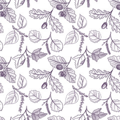 vector drawing seamless pattern