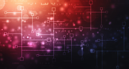 Digital Abstract technology background, Network connection lines background. futuristic background, cyberspace Concept