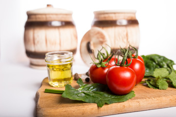 ingredience for vegetable salad