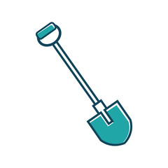 Shovel icon vector