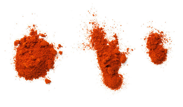 Cayenne Pepper Powder Isolated On White Background
