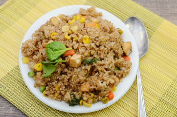 Healthy food fried rice