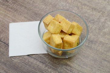 Fried Tofu - healthy food