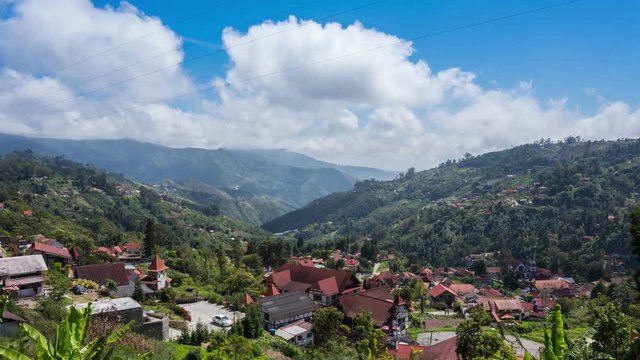 Time- lapse of Colonia Tovar. German Settlement. Aragua State, Venezuela