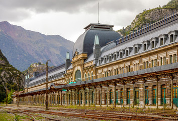Canfranc railway station, Huesca, Spain © KarSol