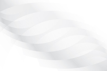 Abstract geometric white and gray color background. Vector, illustration.	