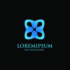 Feminine and Beauty logo design Template