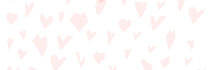 trendy chic valentine's day geometric cut  heart shapes background with gold dusty blush pink 