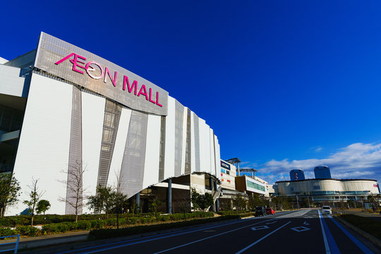 幕張新都心　イオンモール幕張新都心　イオンモール　ショッピングセンター　風景　幕張　千葉　日本