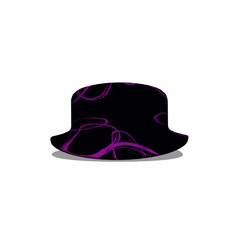 colorful hat isolated on white background