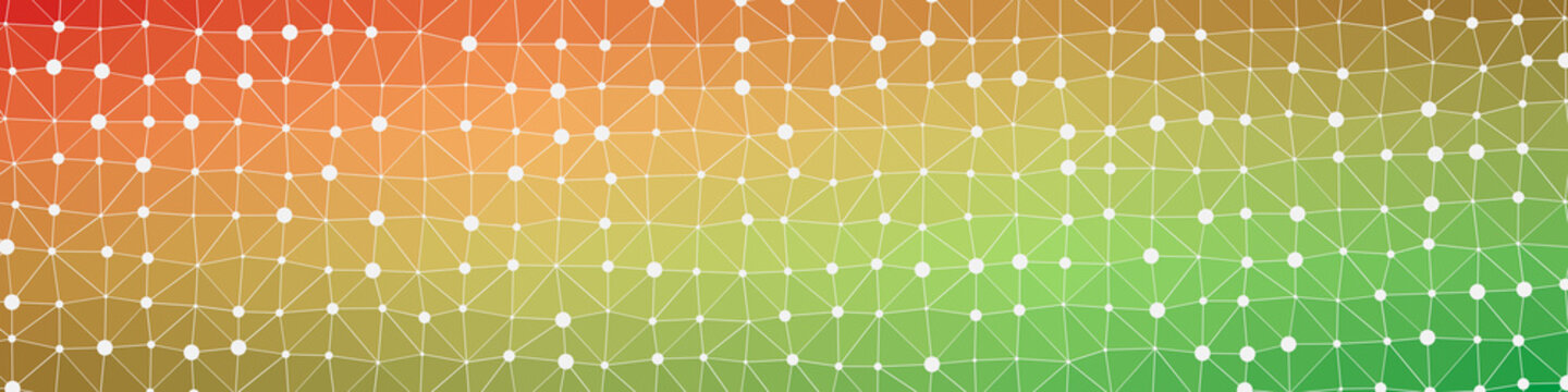 Abstract Low Polygon gradient Generative Art background illustration