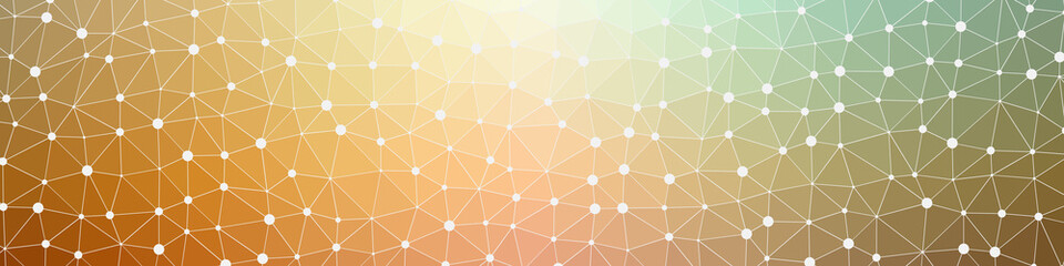 Abstract Low Polygon gradient Generative Art background illustration