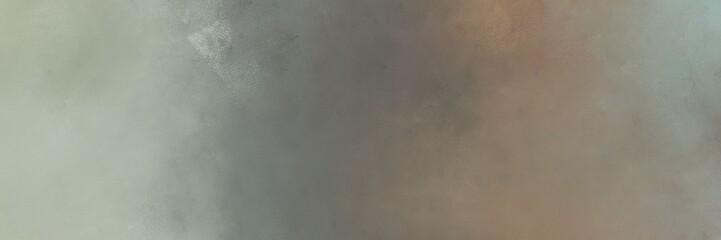 horizontal colorful grungy painting background texture with gray gray, ash gray and dim gray colors and space for text or image. can be used as header or banner