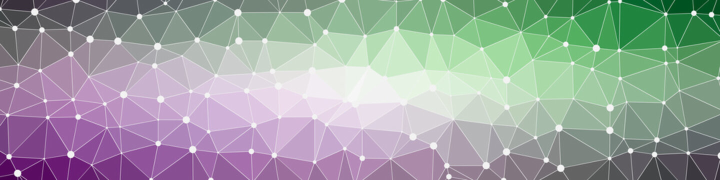 Abstract Low Polygon gradient Generative Art background illustration