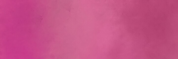Fototapeta premium horizontal colorful vintage painting background texture with mulberry , pale violet red and moderate pink colors and space for text or image. can be used as header or banner