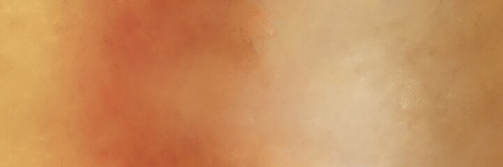 horizontal multicolor painting background texture with peru, tan and burly wood colors and space for text or image. can be used as header or banner