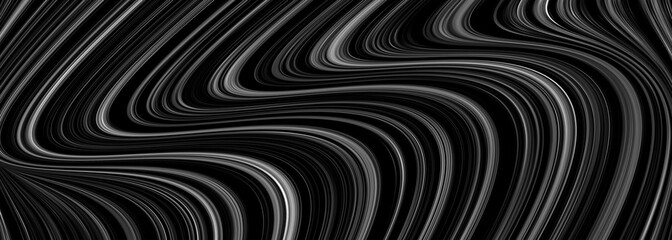 The texture of black and white marble for a pattern of packaging in a modern style. Beautiful drawing with the divorces and wavy lines in gray tones for wallpapers and screensaver.