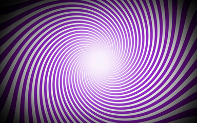Fondo en espiral morado con luz blanca.