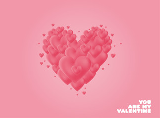 Heart composed of hearts