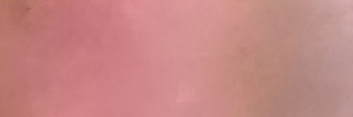 Fototapeta premium horizontal rosy brown, tan and pastel brown colored vintage abstract painted background with space for text or image. free space for text or graphic
