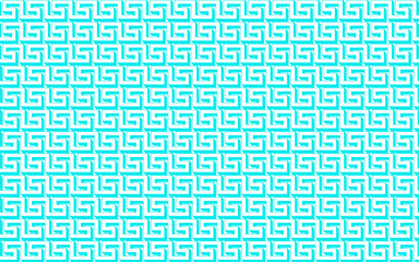 Fondo azul de formas geométricas en laberinto.