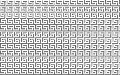 Fondo blanco y negro de formas geom&eacute;tricas en laberinto.