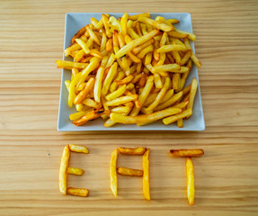 Eat french fries